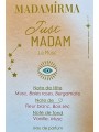 Parfum Madamirma JUST MADAM, le Musc, fabrication française.